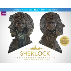 Sherlock: The Complete Seasons 1-3 - Limited Edition Gift Set [Blu-ray + DVD Box Set] DVDs & Blu-Rays BBC   