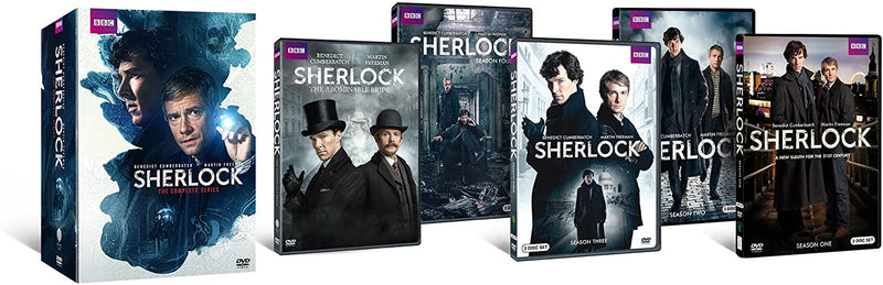 Sherlock: The Complete Series - Seasons 1-4 [DVD Box Set] DVDs & Blu-Rays Universal Studios   