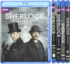 Sherlock: The Complete Series - Seasons 1-4 [Blu-Ray Box Set] DVDs & Blu-Rays BBC   