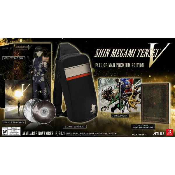 Shin Megami Tensei V - Fall of Man Premium Edition [Nintendo Switch] Nintendo Switch Video Game Atlus   