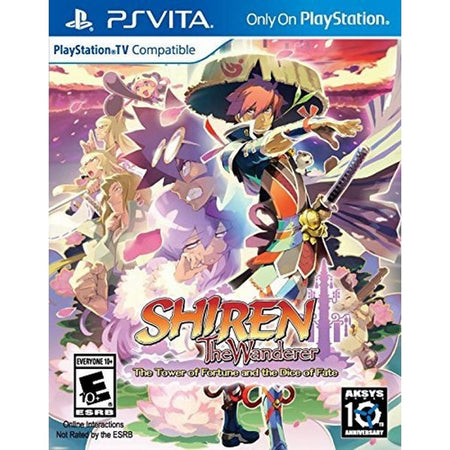 Shiren the Wanderer: The Tower of Fortune and the Dice of Fate [Sony PS Vita] Sony PS Vita Video Game Aksys Games   