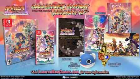 Shiren The Wanderer: The Tower of Fortune and the Dice of Fate - Collector's Edition [Nintendo Switch] Nintendo Switch Video Game Spike Chunsoft   