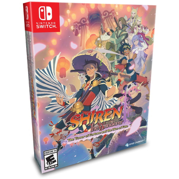 Shiren The Wanderer: The Tower of Fortune and the Dice of Fate - Collector's Edition [Nintendo Switch] Nintendo Switch Video Game Spike Chunsoft   