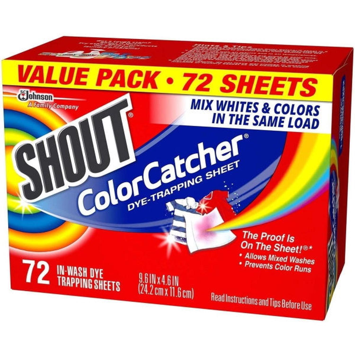 Shout Color Catcher Dye-Trapping Sheets - 72-count [House & Home ...