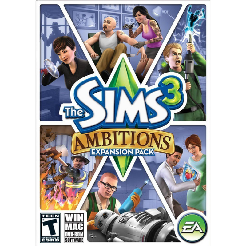 The Sims 3: Ambitions Expansion Pack [Mac & PC] PC Video Game Electronic Arts   