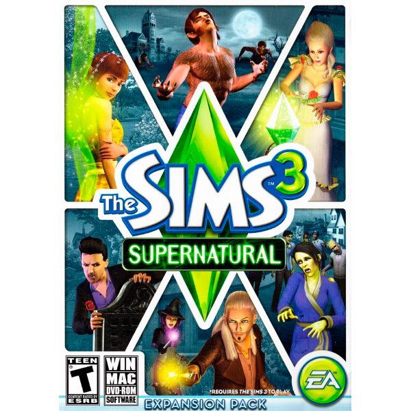 The Sims 3: Supernatural Expansion Pack [Mac & PC] PC Video Game Electronic Arts   