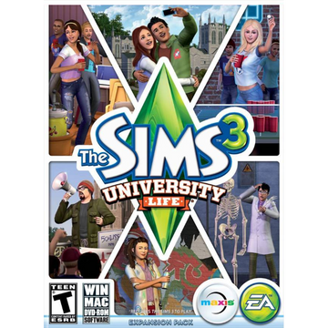 The Sims 3: University Life Expansion Pack [Mac & PC] PC Video Game Electronic Arts   