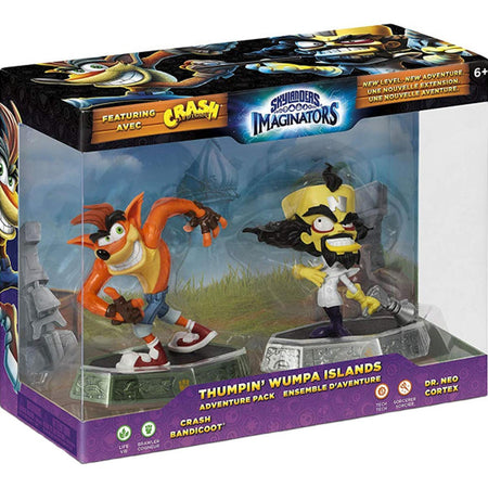 Skylanders Imaginators Thumpin' Wumpa Islands Adventure Pack w/ Crash Bandicoot & Dr. Neo Cortex Toys & Games Activision