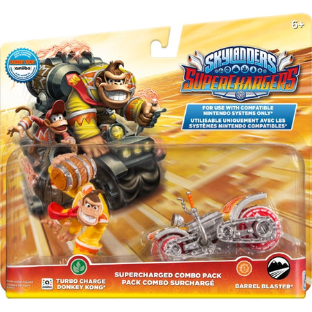 Skylanders Superchargers Supercharged Combo Pack - Turbo Charge Donkey Kong + Barrel Blaster 2-Pack [Nintendo Accessory] Nintendo Accessories Nintendo   