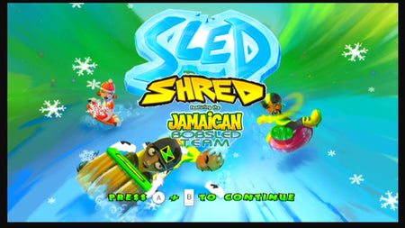 Sled Shred featuring the Jamaican Bobsled Team [Nintendo Wii] Nintendo Wii Video Game Nintendo   