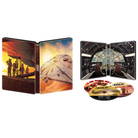 Solo: A Star Wars Story - 4K Limited Edition SteelBook [Blu-Ray + 4K UHD + Digital] Steelbook Disney   