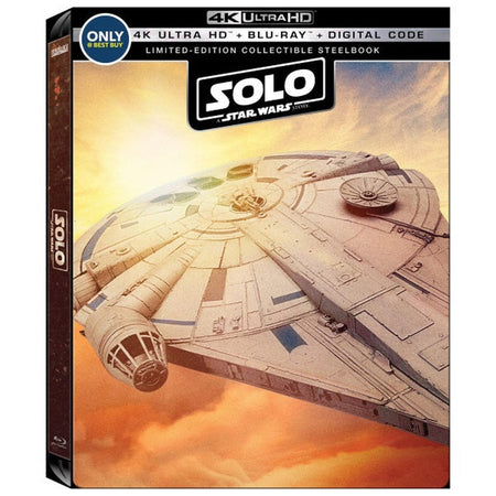 Solo: A Star Wars Story - 4K Limited Edition SteelBook [Blu-Ray + 4K UHD + Digital] Steelbook Disney   