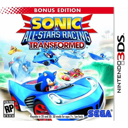 Sonic & All-Stars Racing Transformed - Bonus Edition [Nintendo 3DS] Nintendo 3DS Video Game SEGA   