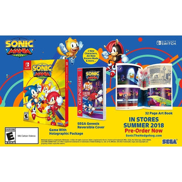 Sonic Mania Plus - Launch Edition [Nintendo Switch] Nintendo Switch Video Game SEGA   