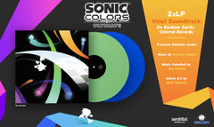 Sonic Colors: Ultimate 2xLP Random Sprite-Colored Vinyl Soundtrack [Audio Vinyl] Audio CD/Vinyl iam8bit   