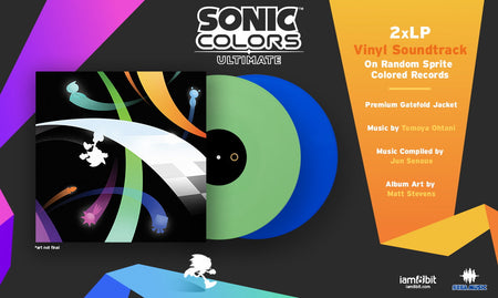Sonic Colors: Ultimate 2xLP Random Sprite-Colored Vinyl Soundtrack [Audio Vinyl] Audio CD/Vinyl iam8bit   