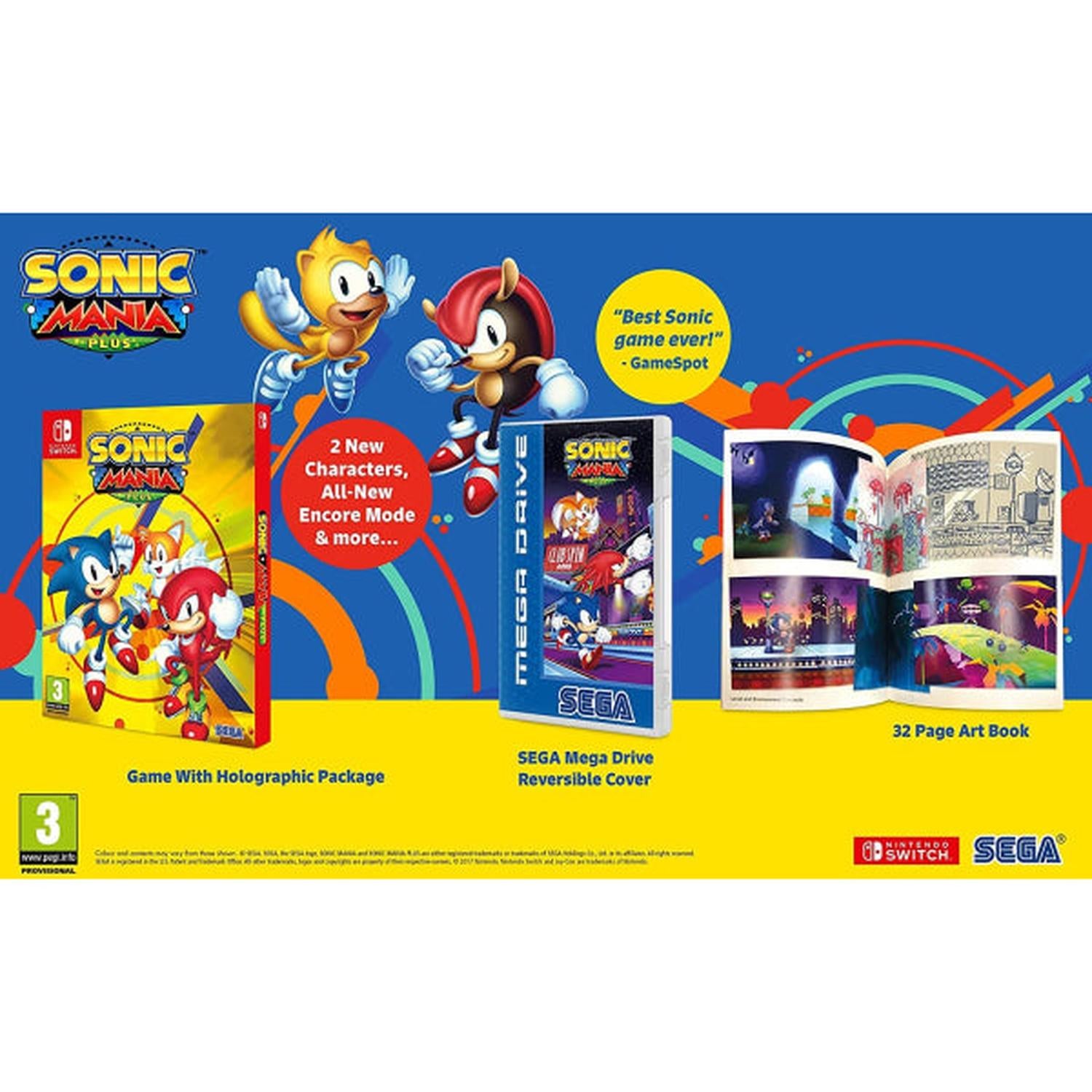 Switch ソニックマニア・プラス SONICMANIA PLUS Amazon.com: Sonic Mania Plus - Nintendo Switch : Sega of America
