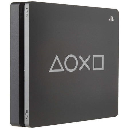 Sony PlayStation 4 Slim Console - Days of Play Steel Black Limited Edition - 1TB [PlayStation 4 System] PlayStation Systems Sony   