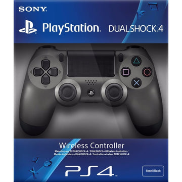 DualShock 4 Wireless Controller - Steel Black [PlayStation 4 Accessory] PlayStation 4 Accessories Sony   