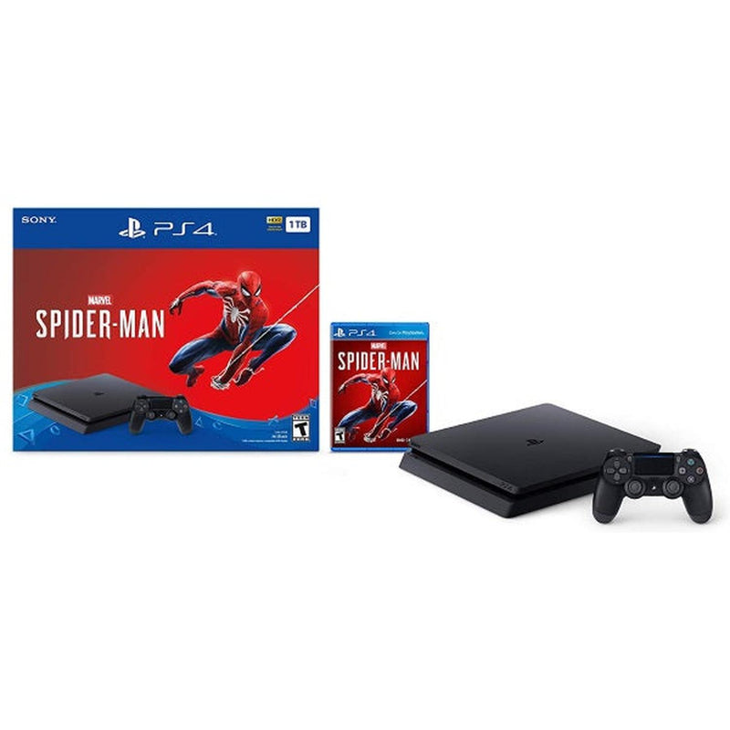 PlayStation 4 Slim Console - Marvel's Spider Man Bundle Edition [PlayStation 4 System] PlayStation Systems Sony   
