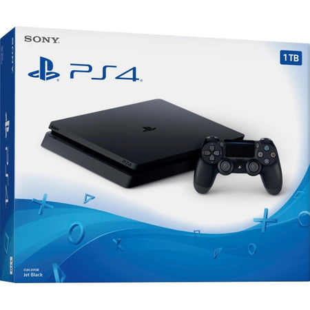 PlayStation 4 Slim Console - Jet Black - 1TB [PlayStation 4 System] PlayStation Systems Sony   