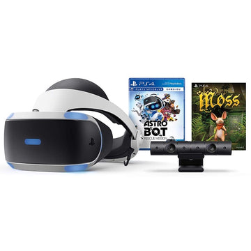 PlayStation VR Astro Bot: Rescue Mission + Moss Bundle - PSVR [PlayStation 4] PlayStation 4 Video Game Sony   