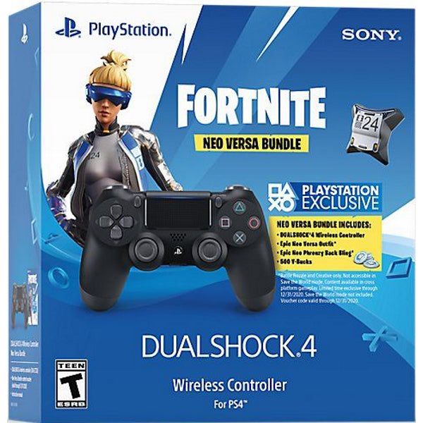 DualShock 4 Wireless Controller - Jet Black - Fortnite Bundle [PlayStation 4 Accessory] PlayStation 4 Accessories Sony   