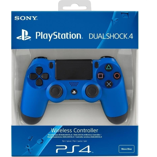 DualShock 4 Wireless Controller - Wave Blue [PlayStation 4 Accessory] PlayStation 4 Accessories Sony   