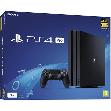 Sony PlayStation 4 Pro Console - Jet Black - 1TB [PlayStation 4 System] PlayStation Systems Sony   