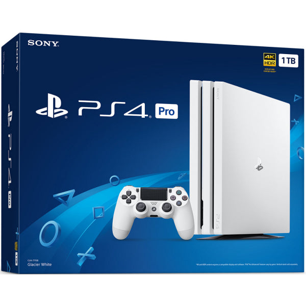 Sony PlayStation 4 Pro Console - Glacier White - 1TB [PlayStation 4 System] PlayStation Systems Sony   