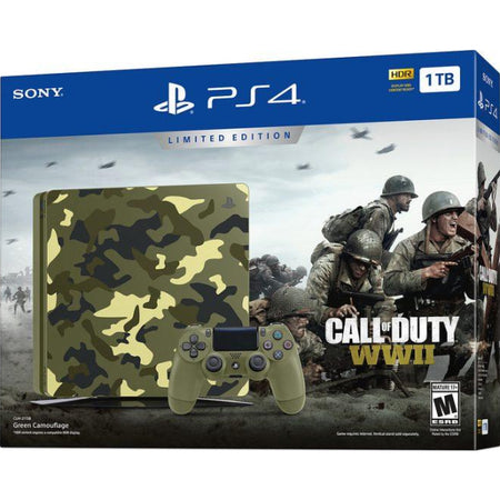 PlayStation 4 Slim Console - Call of Duty: WWII Limited Edition Bundle - 1TB [PlayStation 4 System] PlayStation Systems Sony   