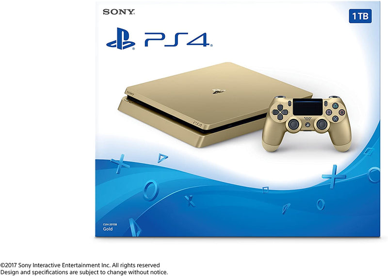 PlayStation 4 Slim Console - Limited Edition Gold - 1TB [PlayStation 4 System] PlayStation Systems Sony   