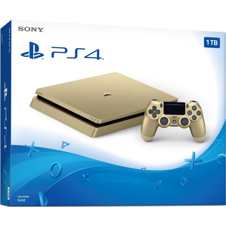 PlayStation 4 Slim Console - Limited Edition Gold - 1TB [PlayStation 4 System] PlayStation Systems Sony   