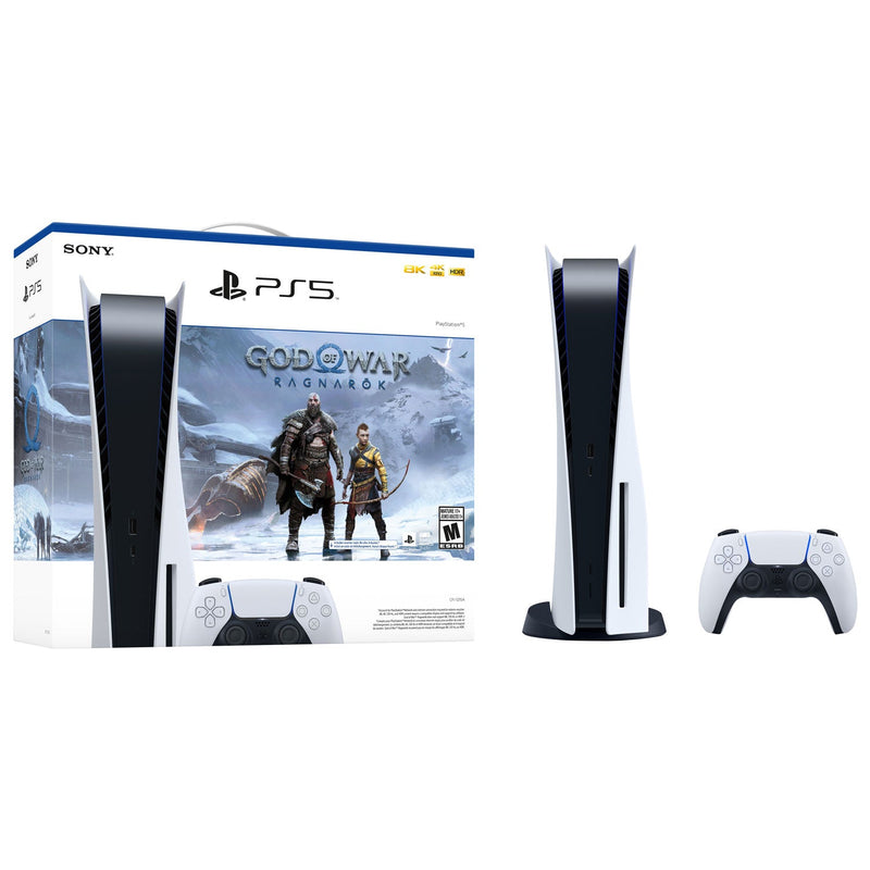 Sony PlayStation 5 Console - Disc Edition - God of War: Ragnarok Bundle [PlayStation 5 System] PlayStation Systems Sony   