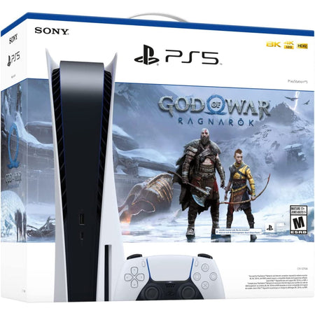 Sony PlayStation 5 Console - Disc Edition - God of War: Ragnarok Bundle [PlayStation 5 System] PlayStation Systems Sony   