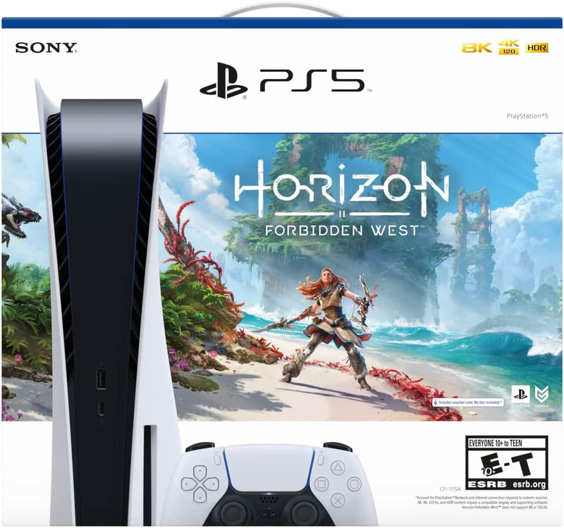 Sony PlayStation 5 Console - Disc Edition - Horizon Forbidden West Bundle [PlayStation 5 System] PlayStation Systems Sony   