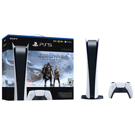 Sony PlayStation 5 Console - Digital Edition - God of War: Ragnarok Bundle [PlayStation 5 System] PlayStation Systems Sony   