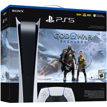 Sony PlayStation 5 Console - Digital Edition - God of War: Ragnarok Bundle [PlayStation 5 System] PlayStation Systems Sony   