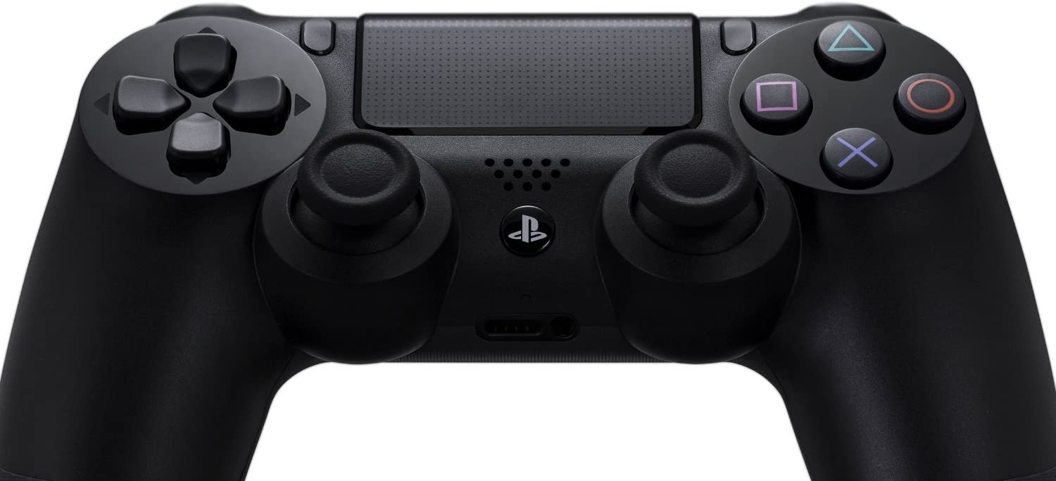 DualShock 4 Wireless Controller PS4 Slim Model (Jet Black) - PlayStati —