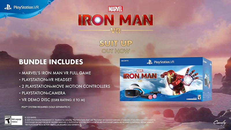 Sony PlayStation VR - Marvel's Iron Man VR Bundle - PSVR [PlayStation 4] PlayStation 4 Video Game Sony