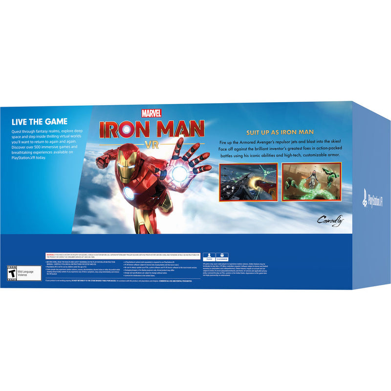 Sony PlayStation VR - Marvel's Iron Man VR Bundle - PSVR [PlayStation 4] PlayStation 4 Video Game Sony