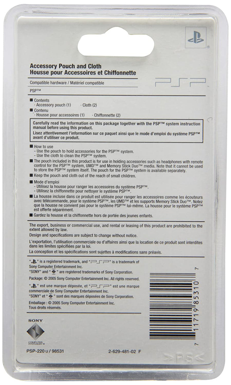 Sony PSP Accessory Pouch and Cloth [Sony PSP Accessory] PlayStation Accessories Sony   