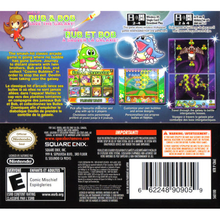 Space Bust-A-Move [Nintendo DS DSi] Nintendo DS DSi Video Game Square Enix   