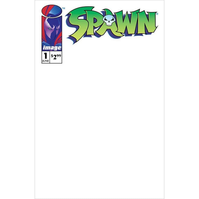 Spawn #1 - 30th Anniversary Blank Sketch Cover [Comic Book] Book Image Comics   