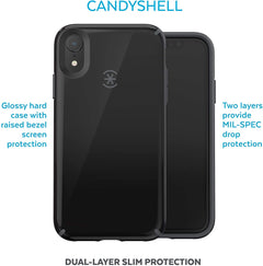 Speck Products CandyShell iPhone XR Case - Black/Slate Grey [Electronics] Electronics Speck   