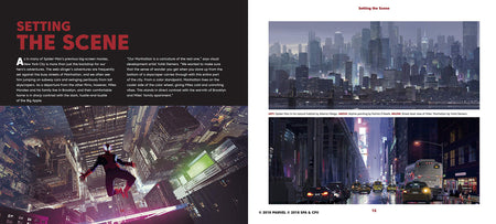 Spider-Man: Into the Spider-Verse - The Art of the Movie [Hardcover Book] Book Marvel   