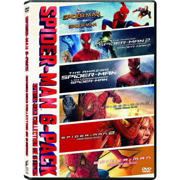 Spider-Man 6-Movie Collection [DVD Box Set] DVDs & Blu-Rays Sony Pictures   