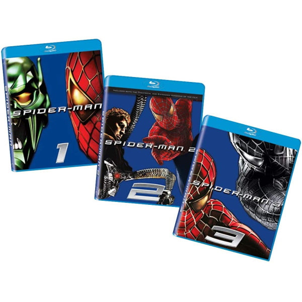 Spider-Man Trilogy [Blu-Ray Box Set] DVDs & Blu-Rays Sony   