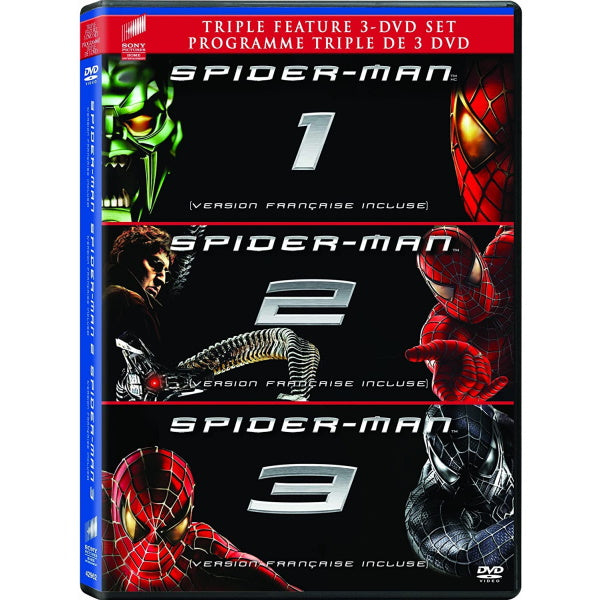 Spider-Man: Triple Feature [DVD Box Set] DVDs & Blu-Rays Sony Pictures   