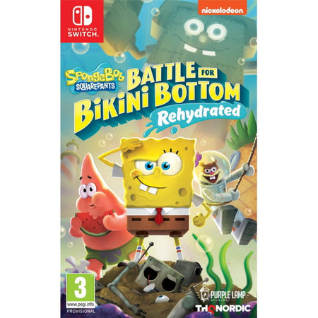 SpongeBob SquarePants: Battle for Bikini Bottom - Rehydrated [Nintendo Switch] Nintendo Switch Video Game THQ Nordic   
